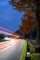 Entering Triesen in fall