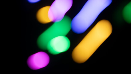 abstract background of colorful bokeh lights,bokeh colorful lights on black background,light leak overlay effect with rainbown bokeh ,Christmas xmas bokeh backgrou,glitter bokeh sparkles lights