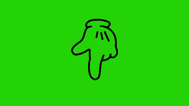 vector illustration of hand