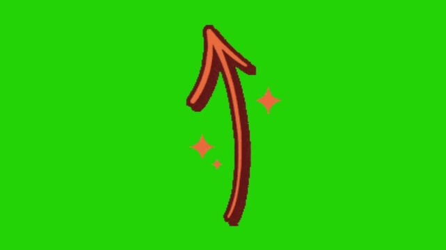 Arrow tree with red color