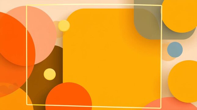 Geometric frame layout with smooth, flowing shapes forming a clean and modern background, ideal for presentations, posters, and stylish design compositions.
