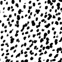 Abstract ink brush stroke background. Modern artistic texture created with expressive black brush strokes on white background. Minimalist vector illustration perfect for posters, branding, packaging