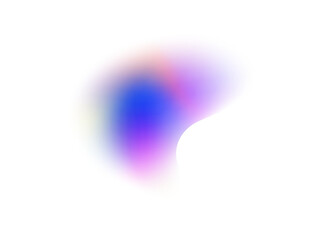 Blue and purple light leak blur illustration PNG overlay background