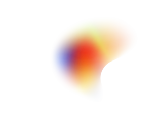 Abstract gradient shapes organic warm tone PNG overlay background