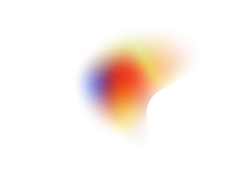 Abstract gradient shapes organic warm tone PNG overlay background