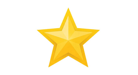 Stunning golden star award symbol, representing excellence, achievement, and top quality recognition for outstanding success.