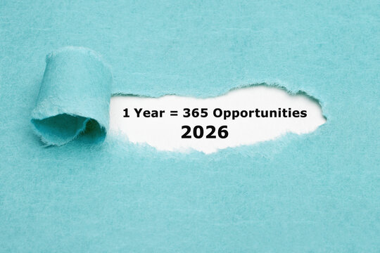 Inspirational Quote 1 Year 2026 Equal To 365 Opportunities