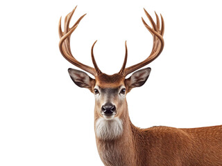 Deer isolated on transparent or white background, png
