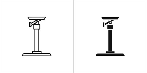 Adjustable stand for equipment