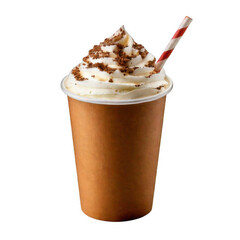  Refreshing Milkshake in Kraft Paper Cup