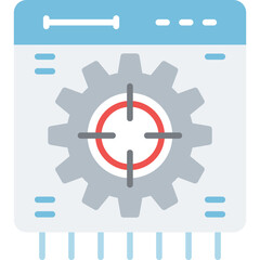 Obraz premium Target Audience Icon Vector Element