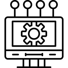 Laptop Icon Vector Element