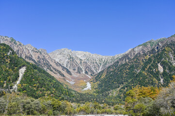 日本長野の上高地