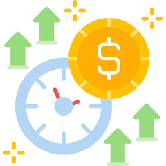 Clock Icon Vector Element