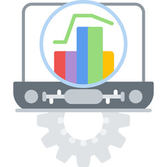 Analytics Icon Vector Element