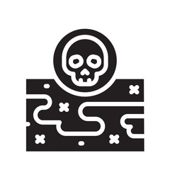 soil contamination color flat icon for digital and print projects.