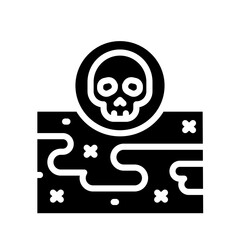 soil contamination color flat icon for digital and print projects.