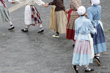 Basque folk dance performance