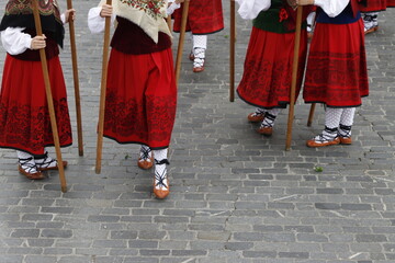 Basque folk dance performance