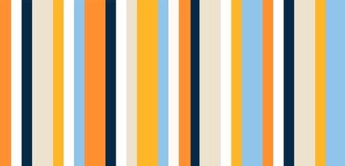 Seamless bright striped pattern for decor, interior, gift paper, cards, decorations. Illustration