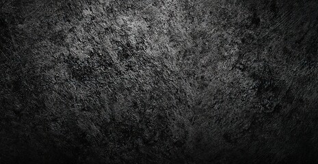 Abstract Black And Gray Grunge Background Texture For Design With Grainy Effect