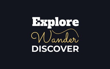 A travel-inspired quote encouraging curiosity and adventure. Perfect for explorers, dreamers, and wanderers who love discovering new horizons.