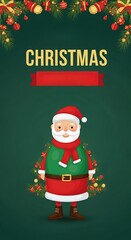 Christmas Holiday Greeting Background