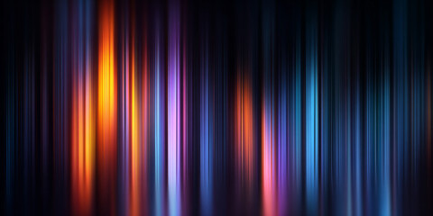 Vertical light streaks orange purple blue abstract background