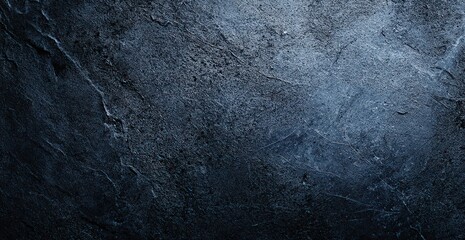 Abstract Dark Gray Grunge Texture With Dark Blue and Black Tones