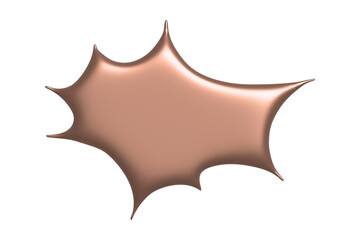 3d speech bubble Blank empty message box Textbox frame for banners, price tags, stickers, design