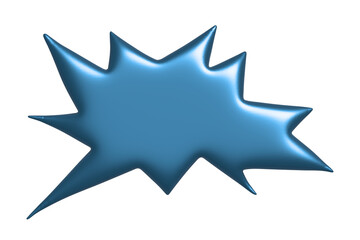 3d speech bubble Blank empty message box Textbox frame for banners, price tags, stickers, design