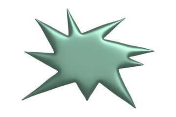 3d speech bubble Blank empty message box Textbox frame for banners, price tags, stickers, design