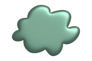 Obraz premium 3d speech bubble Blank empty message box Textbox frame for banners, price tags, stickers, design
