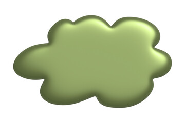 3d speech bubble Blank empty message box Textbox frame for banners, price tags, stickers, design