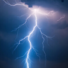 lightning in the night