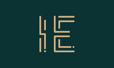 IE I ie initial logo | initial based abstract modern minimal creative logo, vector template image. luxury logotype logo, real estate homie logo. typography logo. initials logo