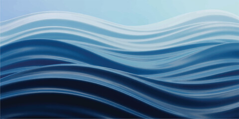 Abstract blue wave background flowing lines in shades of blue perfect for website headers and digital designs