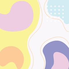 ABSTRACT DESIGN BACKGROUND WITH PASTEL COLOR