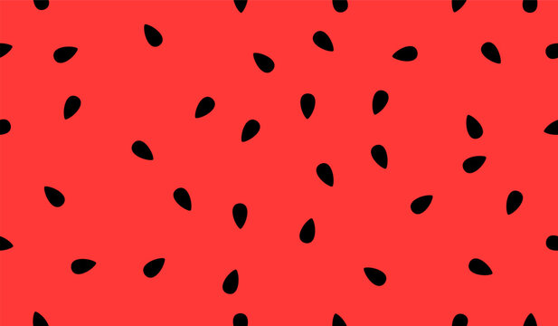 Cute watermelon fruits pattern background vector design