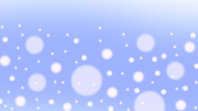 Soft blue background with bokeh effect and small white dots isolated on transparent background