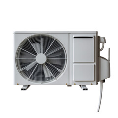 3d icon of air conditioner outdoor unit isolated on transparent background for cooling system