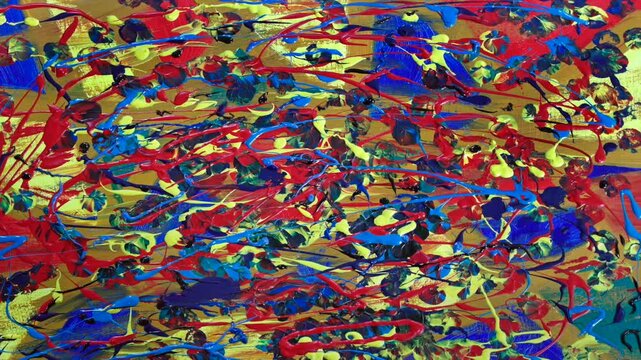 Abstract expressionism background illustration