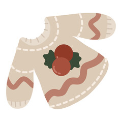 A Mistletoe Gray Ugly Sweater