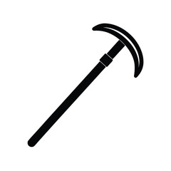 Flat Vector Icon of Crowbar