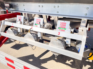 Valves and control panels for oil tanker trucks in the petroleum industry