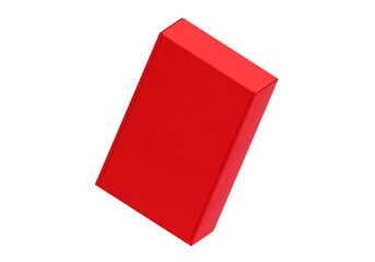 Red Cardboard box, transparent background