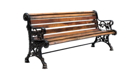 Ornate Vintage Park Bench