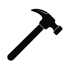Hammer Flat Vector Icon Illustration