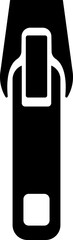 Obraz premium Zipper Icon Fastener, Slider, and Zip Symbol Clothing, Bag, and Textile Accessory Vector Fashion Tool, Sewing, Tailoring, Lock, and Stitch Design in Black Flat Style