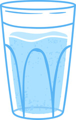 Cartoon water bottles. Detox drinks with lemon and cucumber. Sports and glass bottle and glasses with liquids. Drink more water vector set